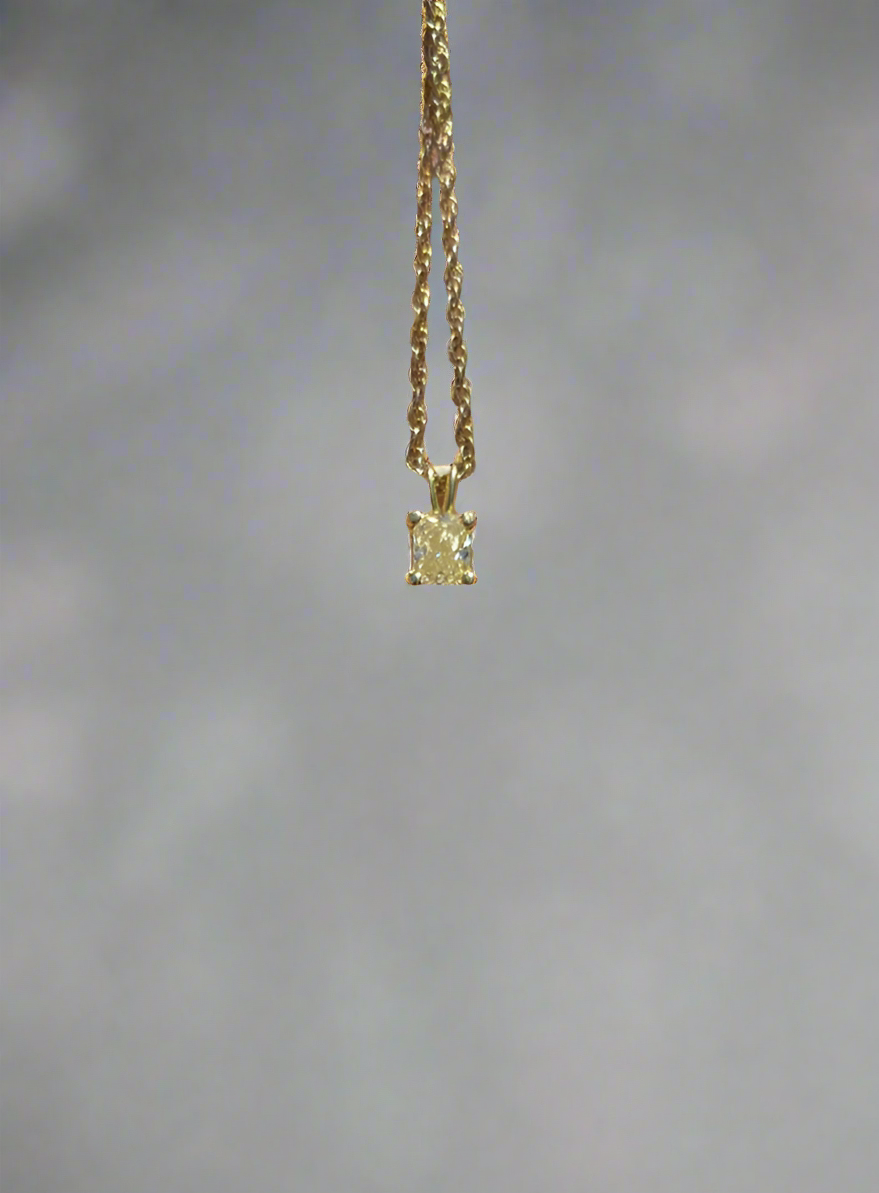 Yellow Diamond Pendant